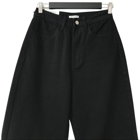 New! WeWoreWhat High Rise Straight Leg Rigid Cotton Mom Jean - Picture 6 of 13